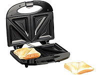 Rosenstein & Söhne Antihaft-beschichteter Sandwich-Toaster für 4 Portionen, 750 Watt; Heißluftfritteusen Heißluftfritteusen Heißluftfritteusen Heißluftfritteusen 