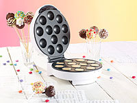 Rosenstein & Söhne Cakepop-Maker für 12 leckere Miniküchlein pro Durchgang, 750 Watt; Popcornmaschinen Popcornmaschinen Popcornmaschinen 