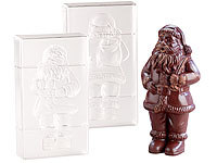 Rosenstein & Söhne 3D Schokoladen-Gussformen-Set XL-Weihnachtsmann