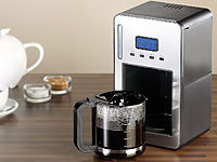 Rosenstein & Söhne Programmierbare Kaffeemaschine für bis zu 12 Tassen, 1.000 Watt; Raclette-Grills & Heiße Steine Raclette-Grills & Heiße Steine 