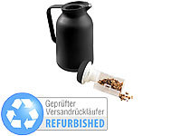 Rosenstein & Söhne 2in1-Vakuum-Isolierkanne für Kaffee und Tee, Versandrückläufer; Lunchbox-Sets Lunchbox-Sets 