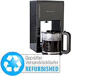 Rosenstein & Söhne Moderne Design-Kaffeemaschine Versandrückläufer; Wasserkocher mit Temperaturwahl 