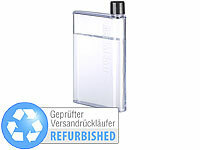 Rosenstein & Söhne Ultraflache Wasser-Flasche Versandrückläufer; Smoothie-Maker 