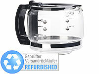 Rosenstein & Söhne Ersatz-Kanne für Design-Kaffeemaschine KF-506, Versandrückläufer; Wasserkocher mit Temperaturwahl Wasserkocher mit Temperaturwahl 